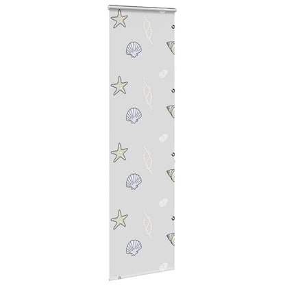 Doucherolgordijn met cassette 80x240 cm stofbreedte 76 cm