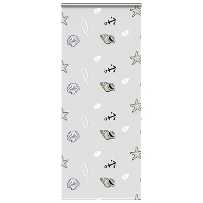 Doucherolgordijn met cassette 90x240 cm stofbreedte 86 cm