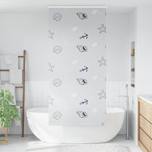 Doucherolgordijn met cassette 90x240 cm stofbreedte 86 cm