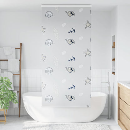 Doucherolgordijn met cassette 90x240 cm stofbreedte 86 cm