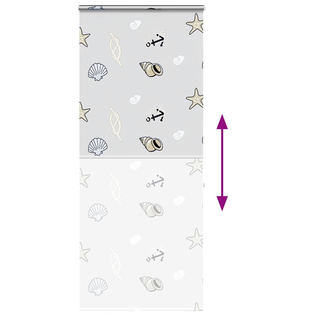 Doucherolgordijn met cassette 90x240 cm stofbreedte 86 cm