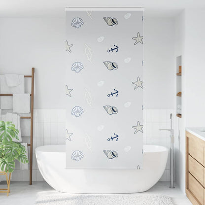 Doucherolgordijn met cassette 100x240 cm stofbreedte 96 cm