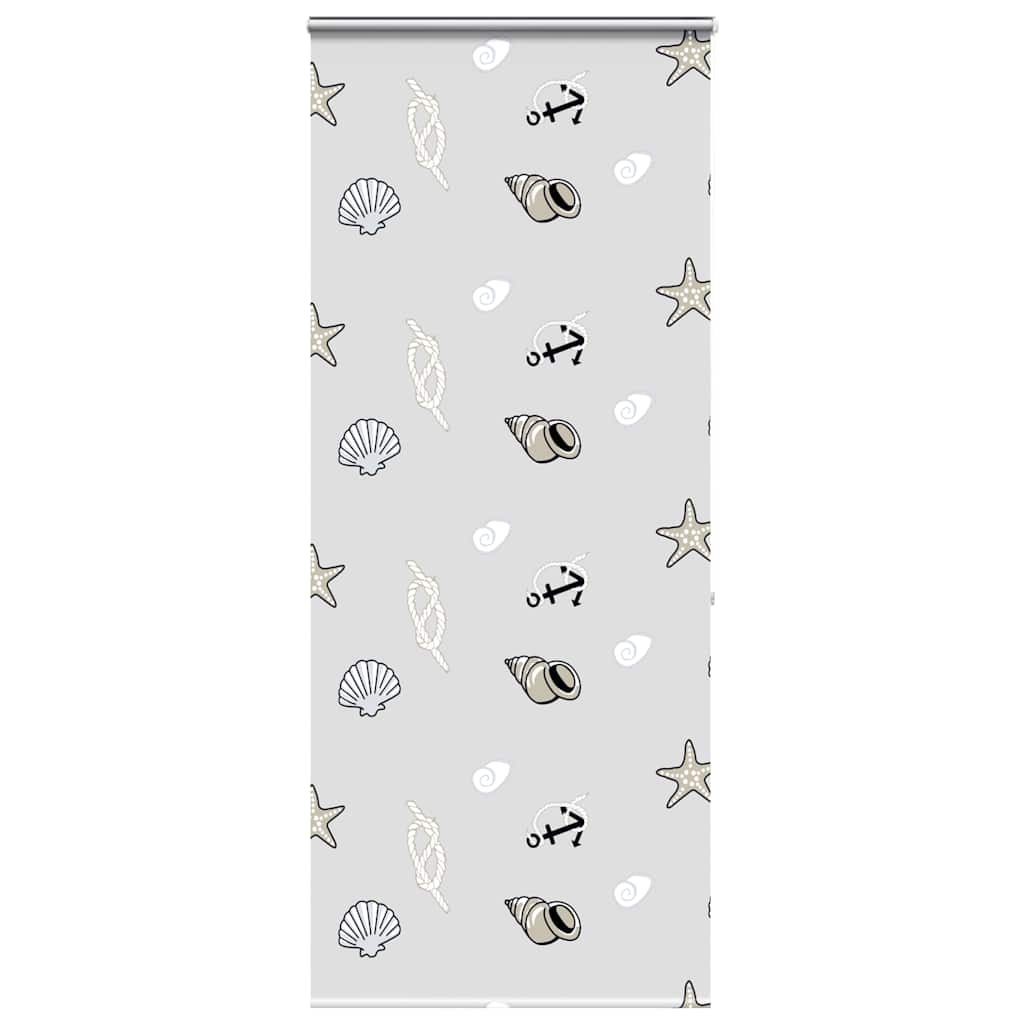Doucherolgordijn met cassette 110x240 cm stofbreedte 106 cm