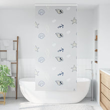 Doucherolgordijn met cassette 110x240 cm stofbreedte 106 cm