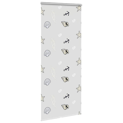 Doucherolgordijn met cassette 110x240 cm stofbreedte 106 cm