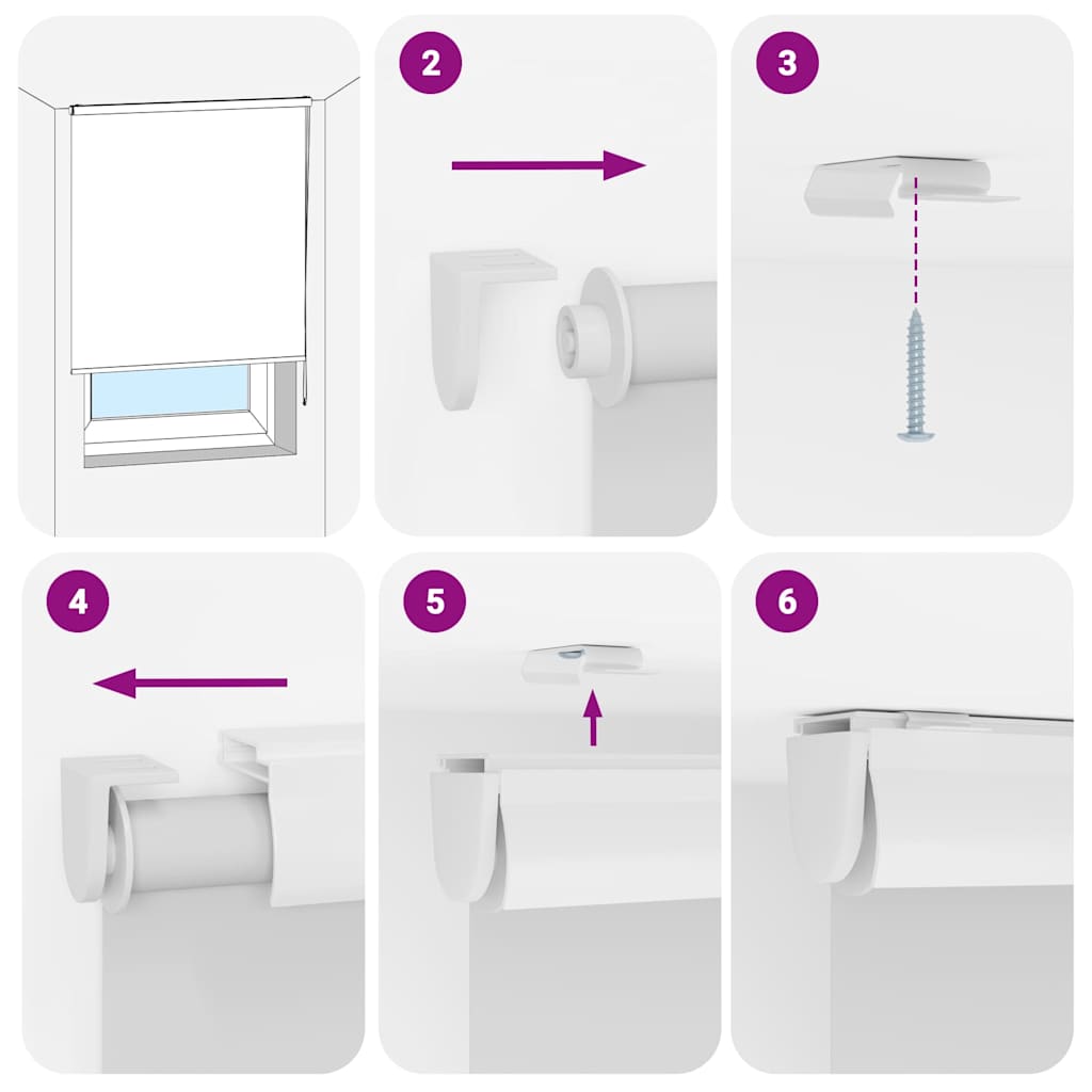 Doucherolgordijn met cassette 120x240 cm stofbreedte 116 cm