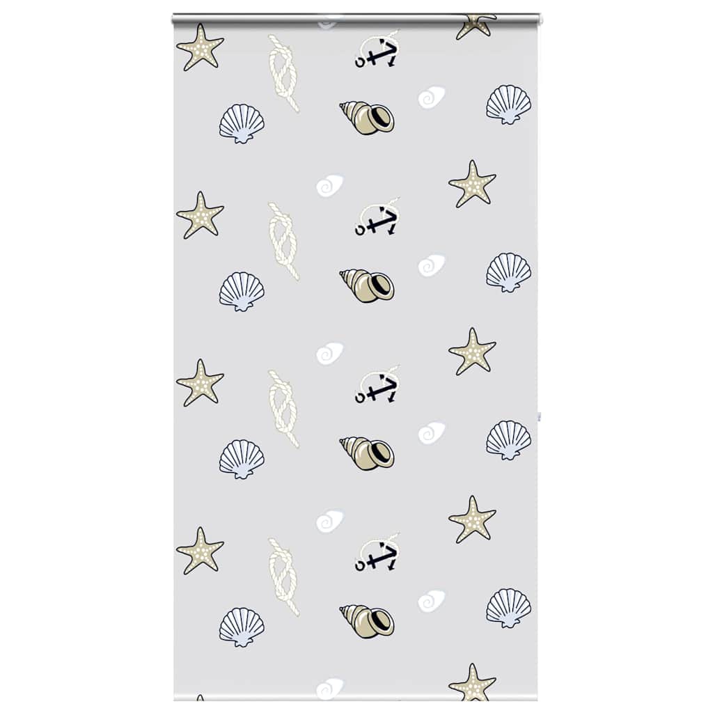 Doucherolgordijn met cassette 130x240 cm stofbreedte 126 cm