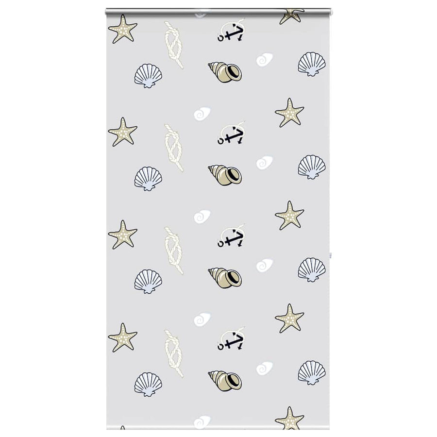 Doucherolgordijn met cassette 130x240 cm stofbreedte 126 cm