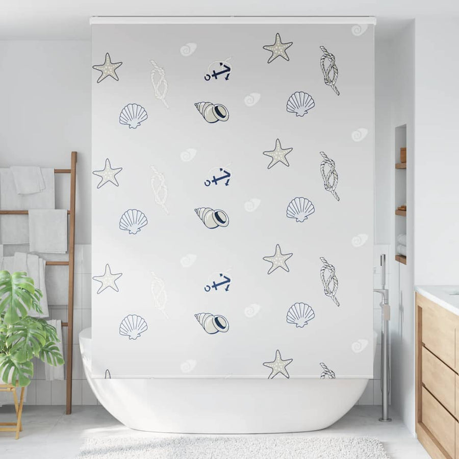 Doucherolgordijn met cassette 150x240 cm stofbreedte 146 cm