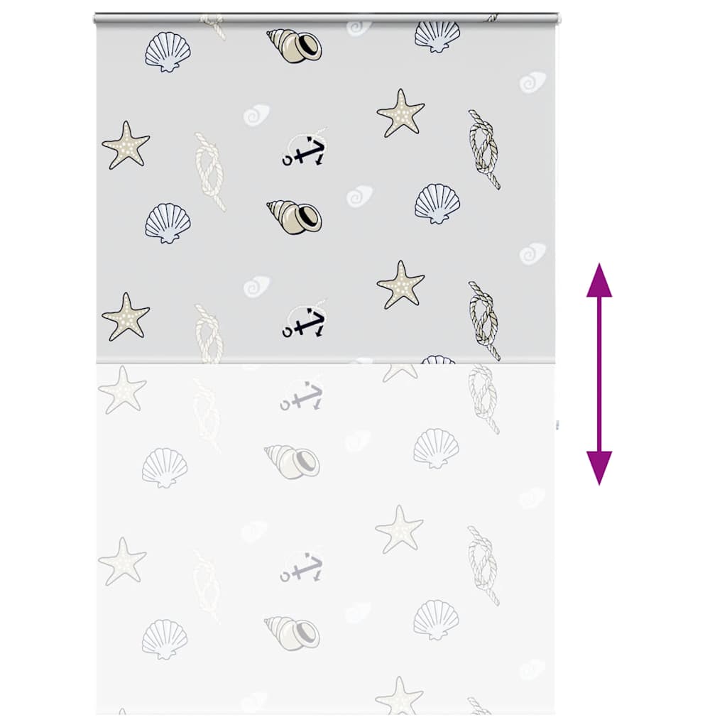 Doucherolgordijn met cassette 150x240 cm stofbreedte 146 cm