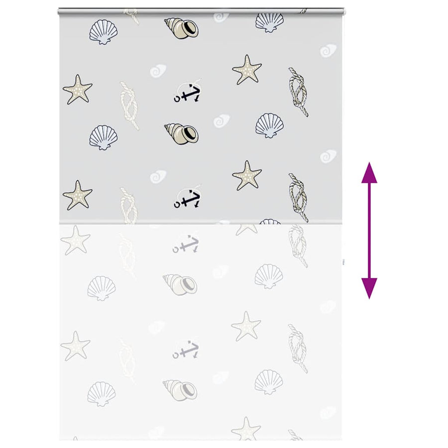 Doucherolgordijn met cassette 150x240 cm stofbreedte 146 cm