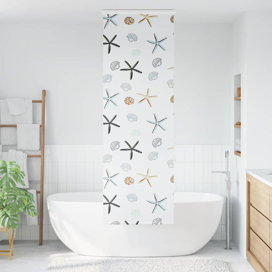 Doucherolgordijn met cassette 60x240 cm stofbreedte 56 cm