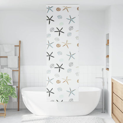 Doucherolgordijn met cassette 80x240 cm stofbreedte 76 cm