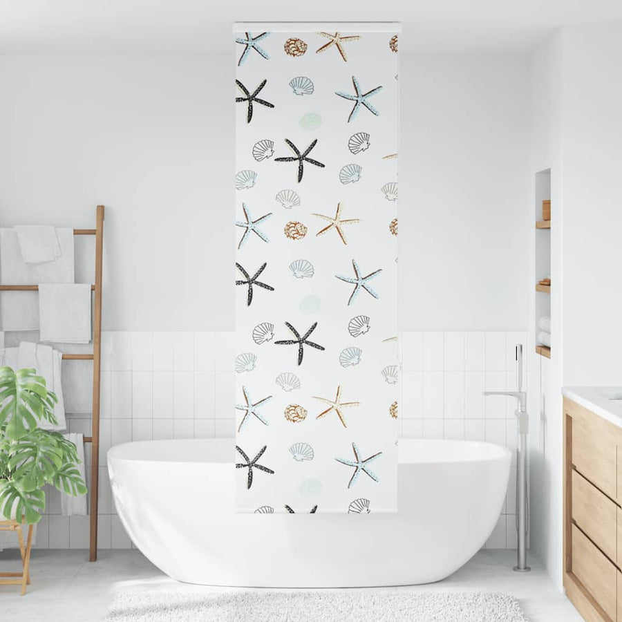 Doucherolgordijn met cassette 80x240 cm stofbreedte 76 cm