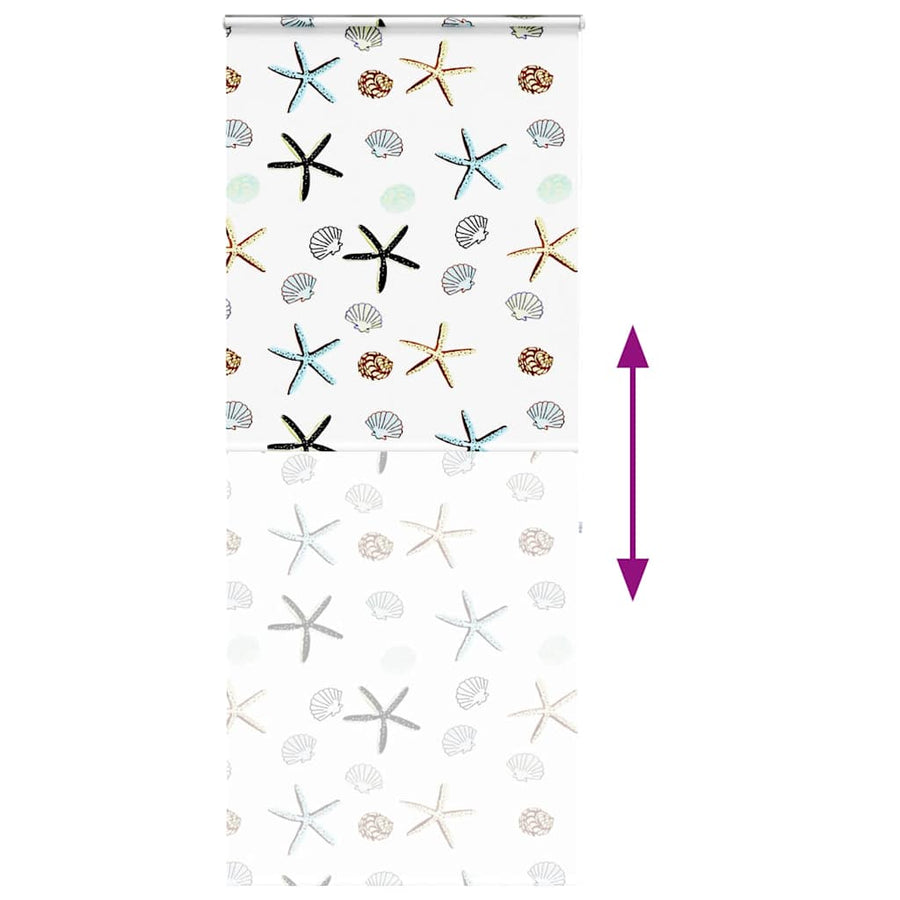 Doucherolgordijn met cassette 90x240 cm stofbreedte 86 cm