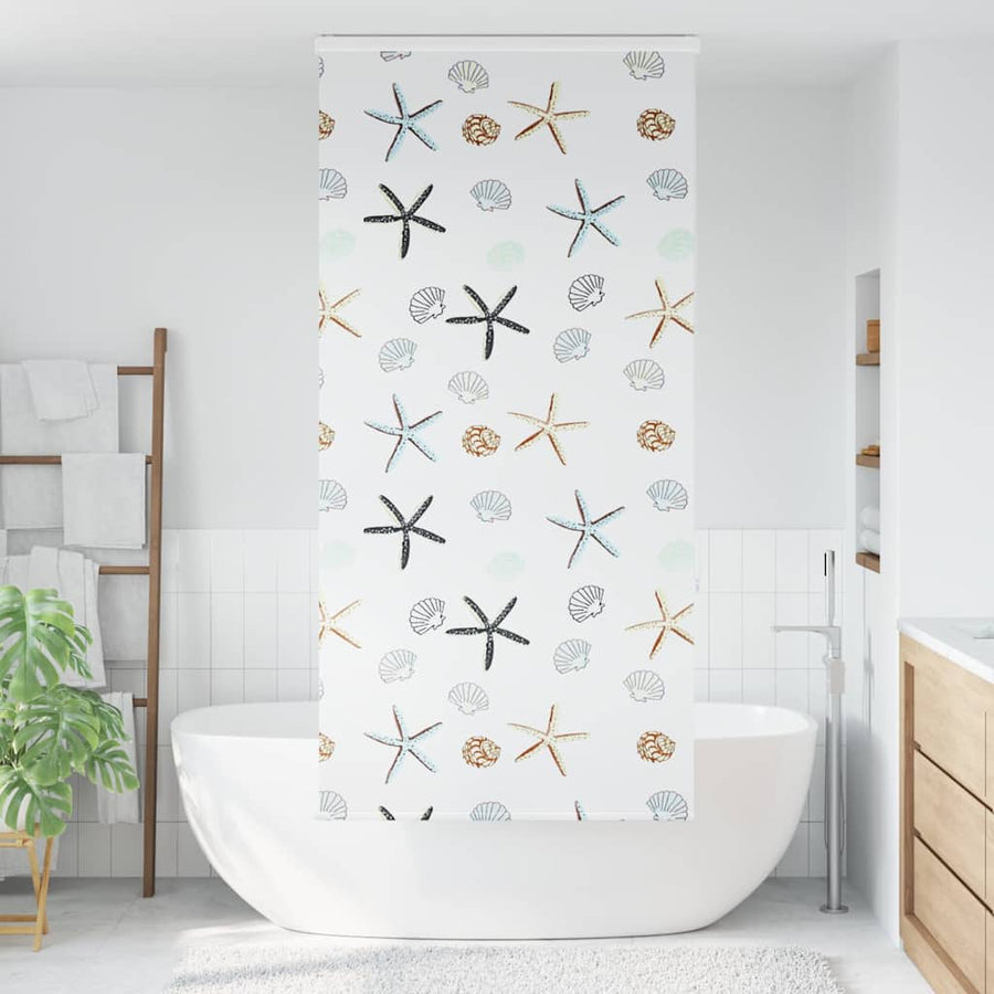 Doucherolgordijn met cassette 100x240 cm stofbreedte 96 cm