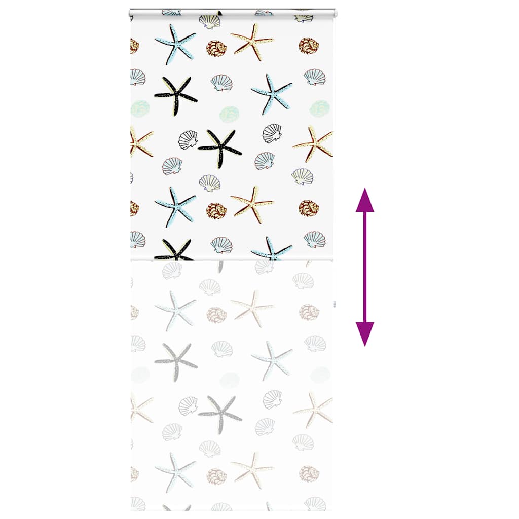 Doucherolgordijn met cassette 100x240 cm stofbreedte 96 cm