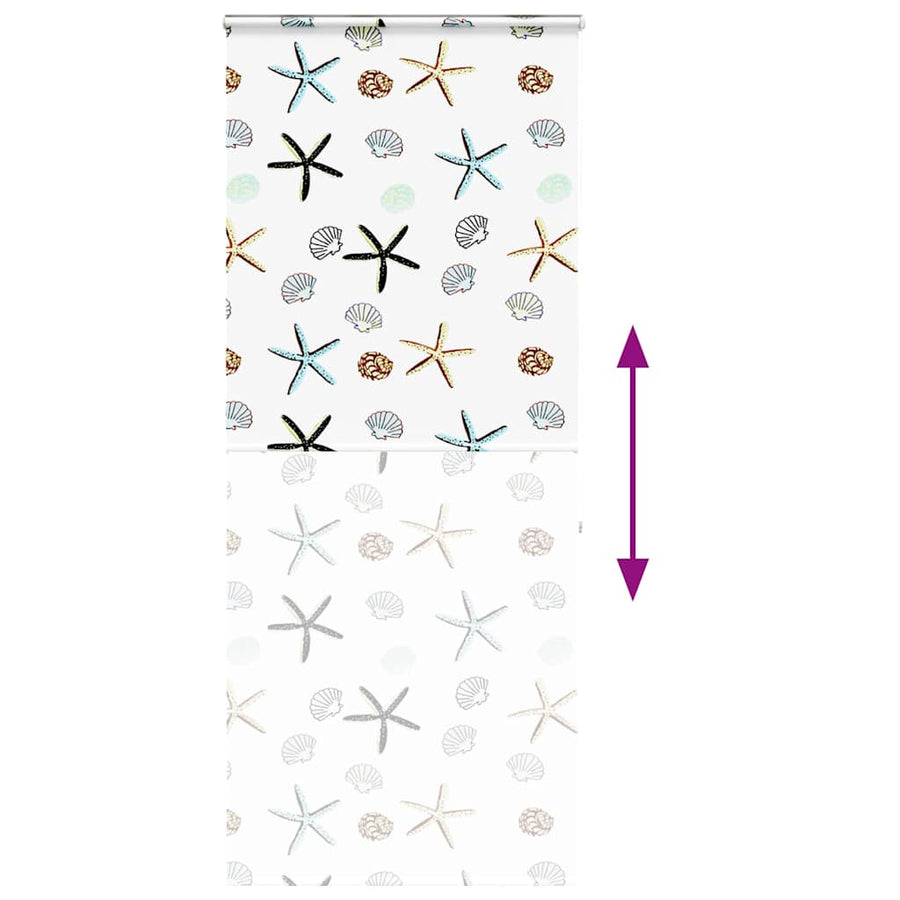 Doucherolgordijn met cassette 110x240 cm stofbreedte 106 cm