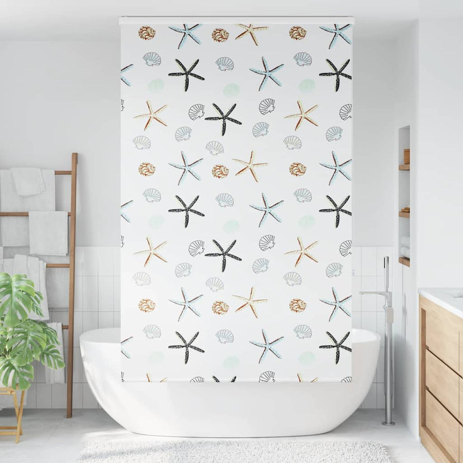 Doucherolgordijn met cassette 140x240 cm stofbreedte 136 cm