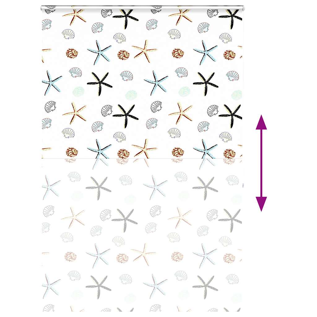 Doucherolgordijn met cassette 150x240 cm stofbreedte 146 cm