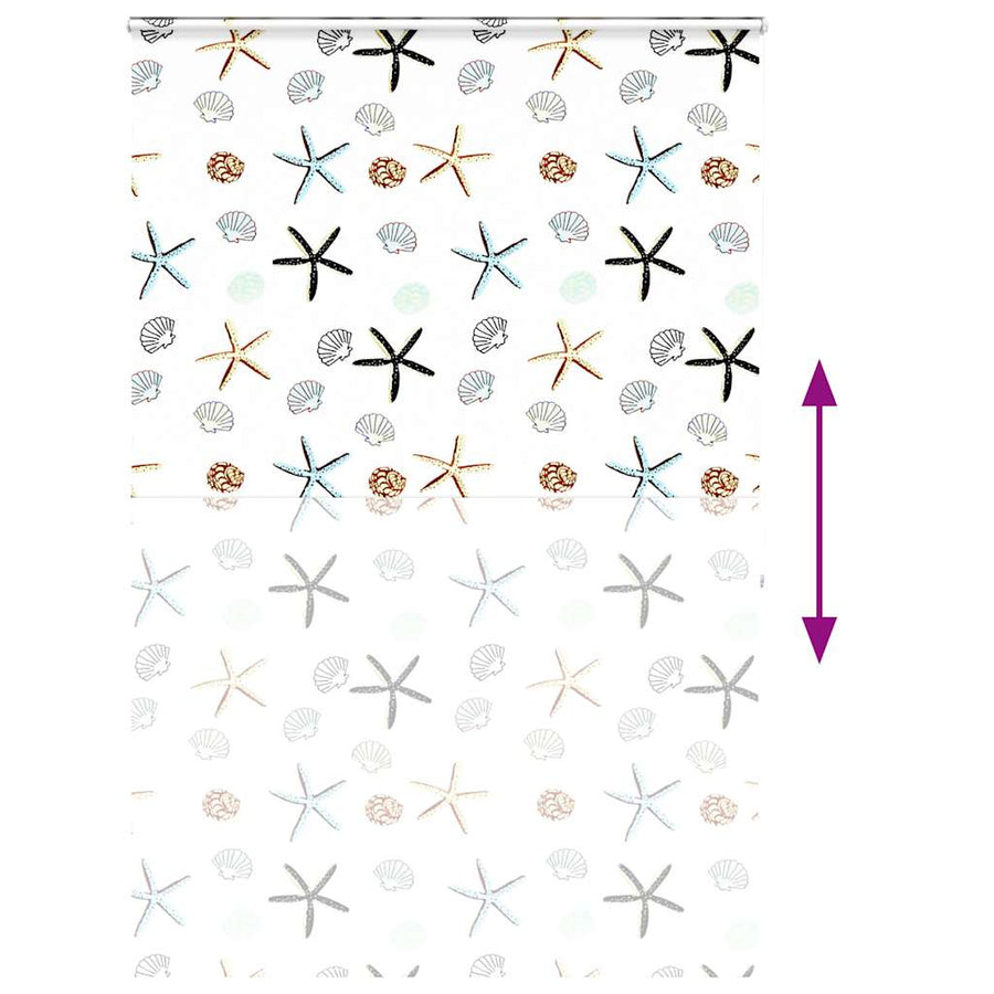 Doucherolgordijn met cassette 150x240 cm stofbreedte 146 cm