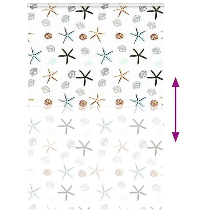 Doucherolgordijn met cassette 160x240 cm stofbreedte 156 cm