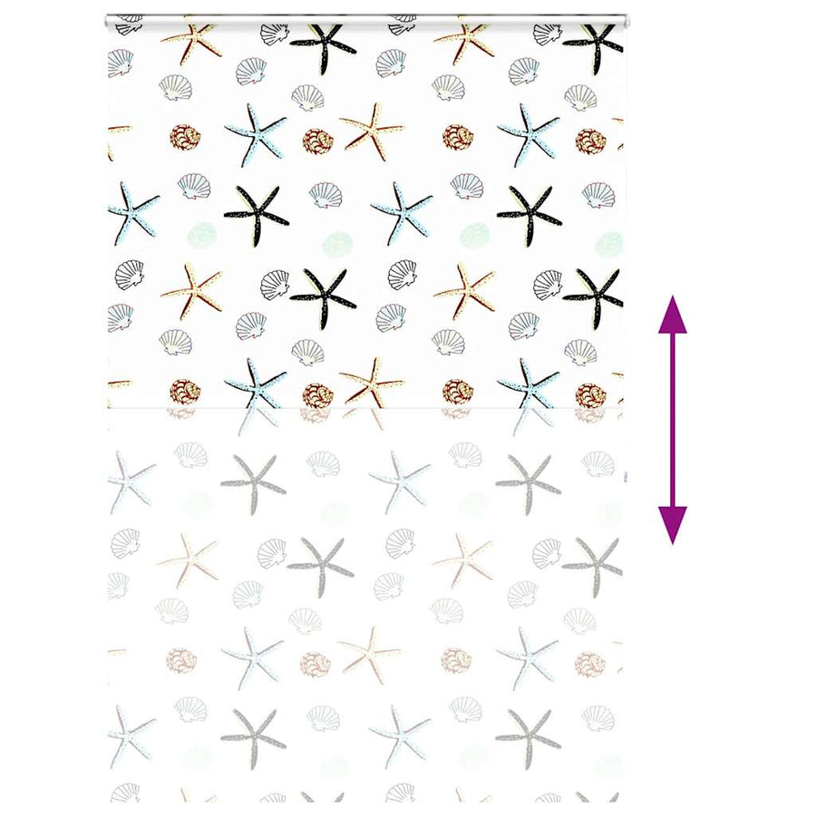 Doucherolgordijn met cassette 160x240 cm stofbreedte 156 cm