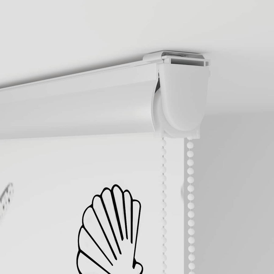 Doucherolgordijn met cassette 160x240 cm stofbreedte 156 cm