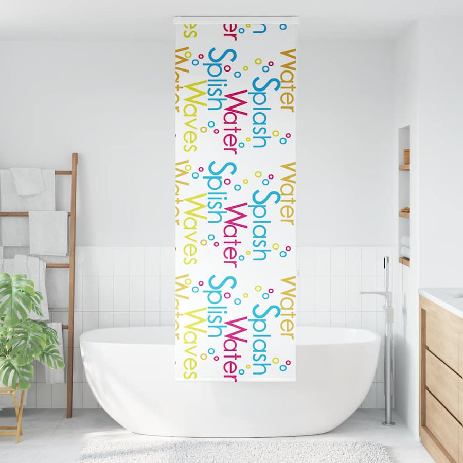 Doucherolgordijn met cassette 60x240 cm stofbreedte 56 cm