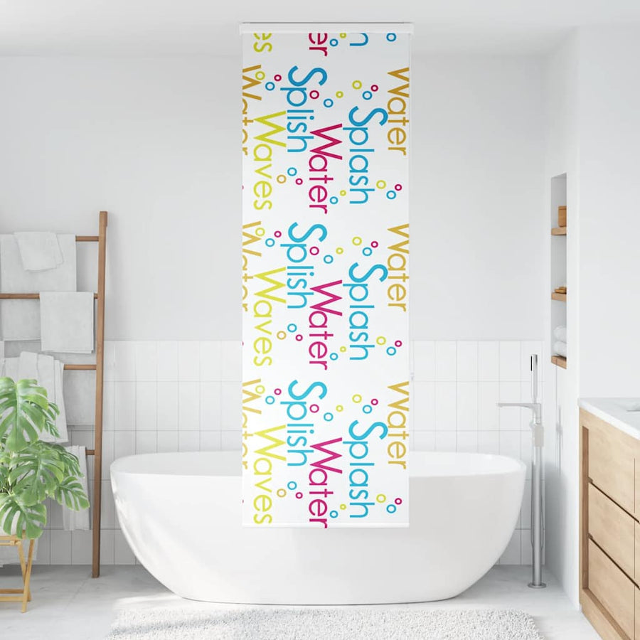 Doucherolgordijn met cassette 70x240 cm stofbreedte 66 cm