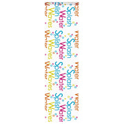 Shower roller blind with cassette 80x240 cm fabric width 76 cm