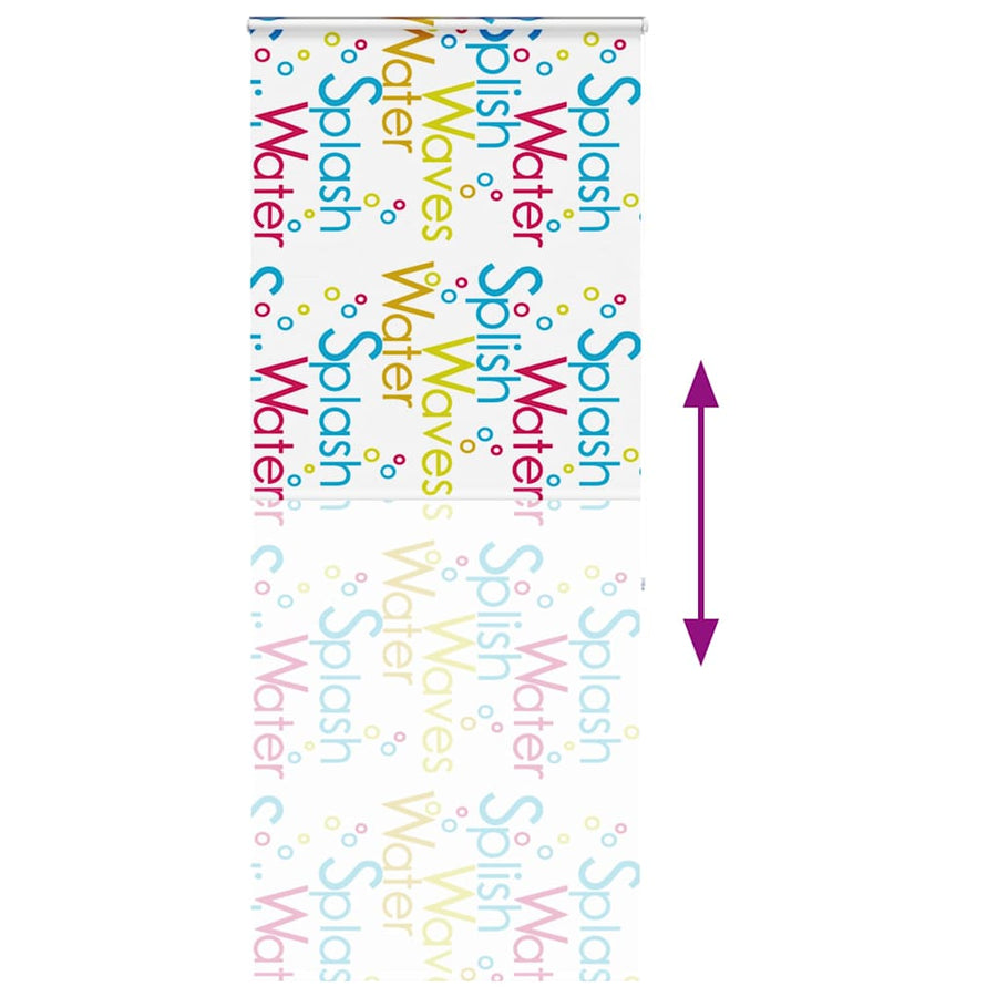 Doucherolgordijn met cassette 100x240 cm stofbreedte 96 cm