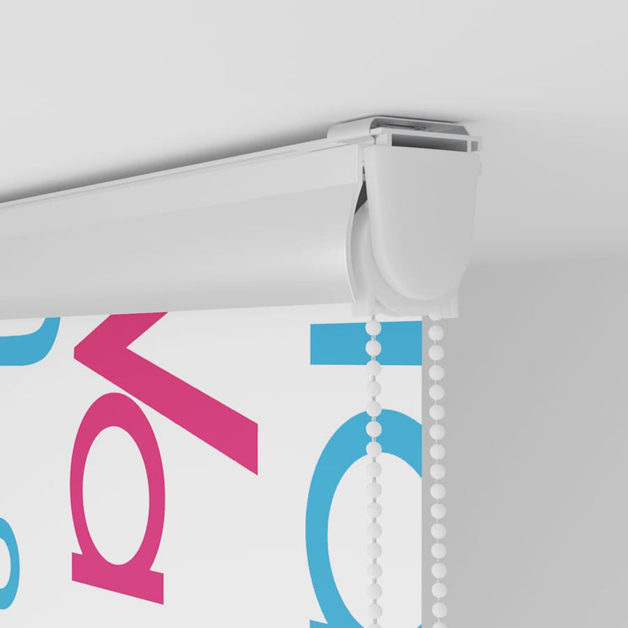 Doucherolgordijn met cassette 100x240 cm stofbreedte 96 cm