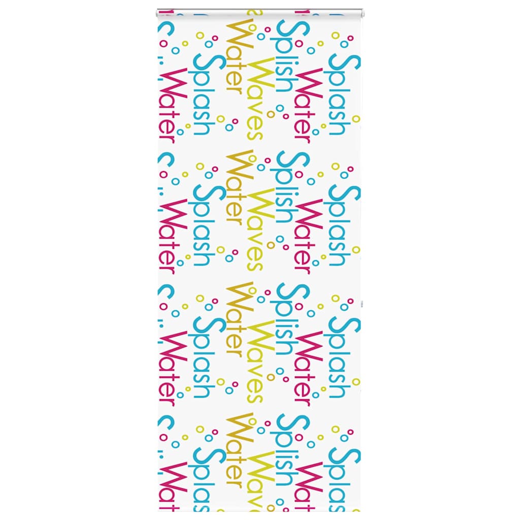Doucherolgordijn met cassette 110x240 cm stofbreedte 106 cm