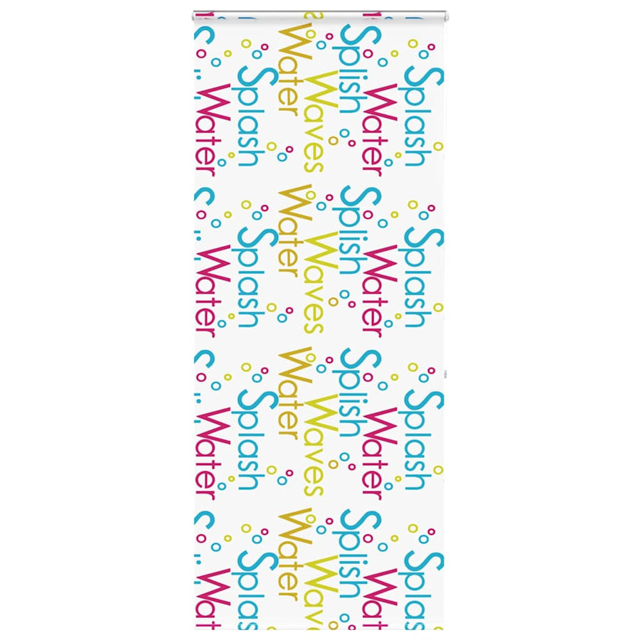 Doucherolgordijn met cassette 110x240 cm stofbreedte 106 cm