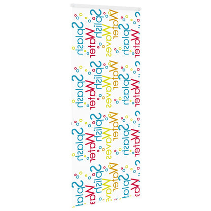 Doucherolgordijn met cassette 110x240 cm stofbreedte 106 cm