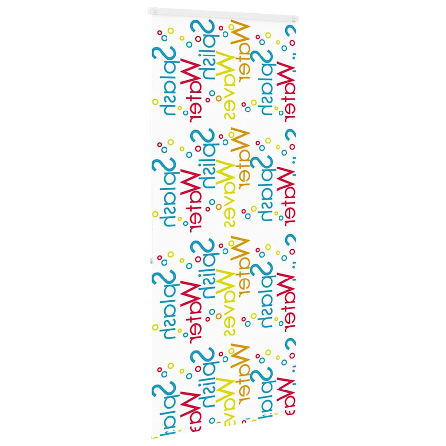 Doucherolgordijn met cassette 110x240 cm stofbreedte 106 cm