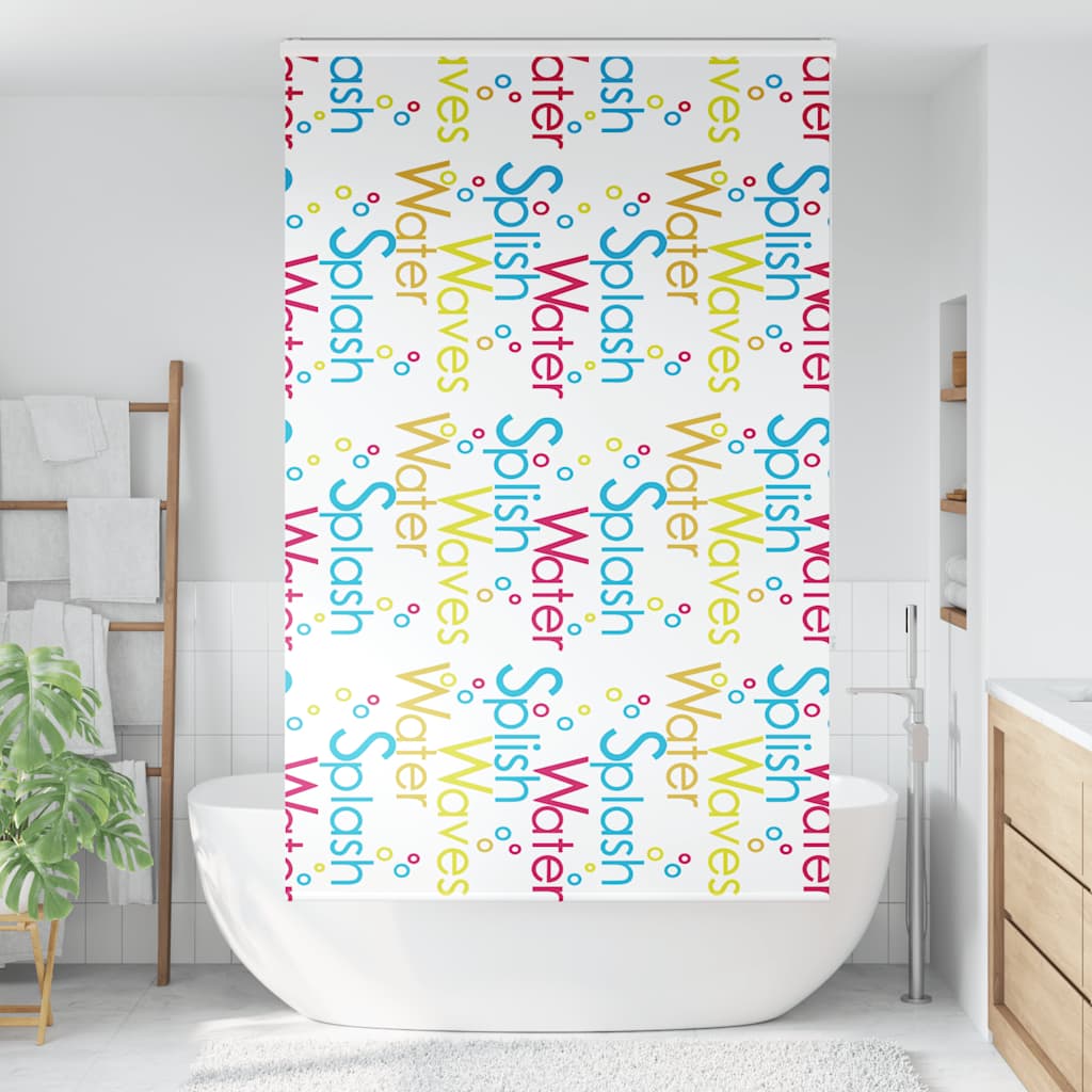Doucherolgordijn met cassette 120x240 cm stofbreedte 116 cm