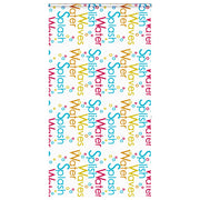 Shower roller blind with cassette 130x240 cm fabric width 126 cm