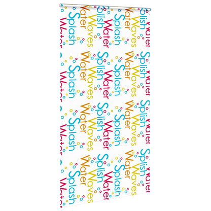 Doucherolgordijn met cassette 130x240 cm stofbreedte 126 cm