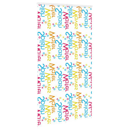 Doucherolgordijn met cassette 130x240 cm stofbreedte 126 cm