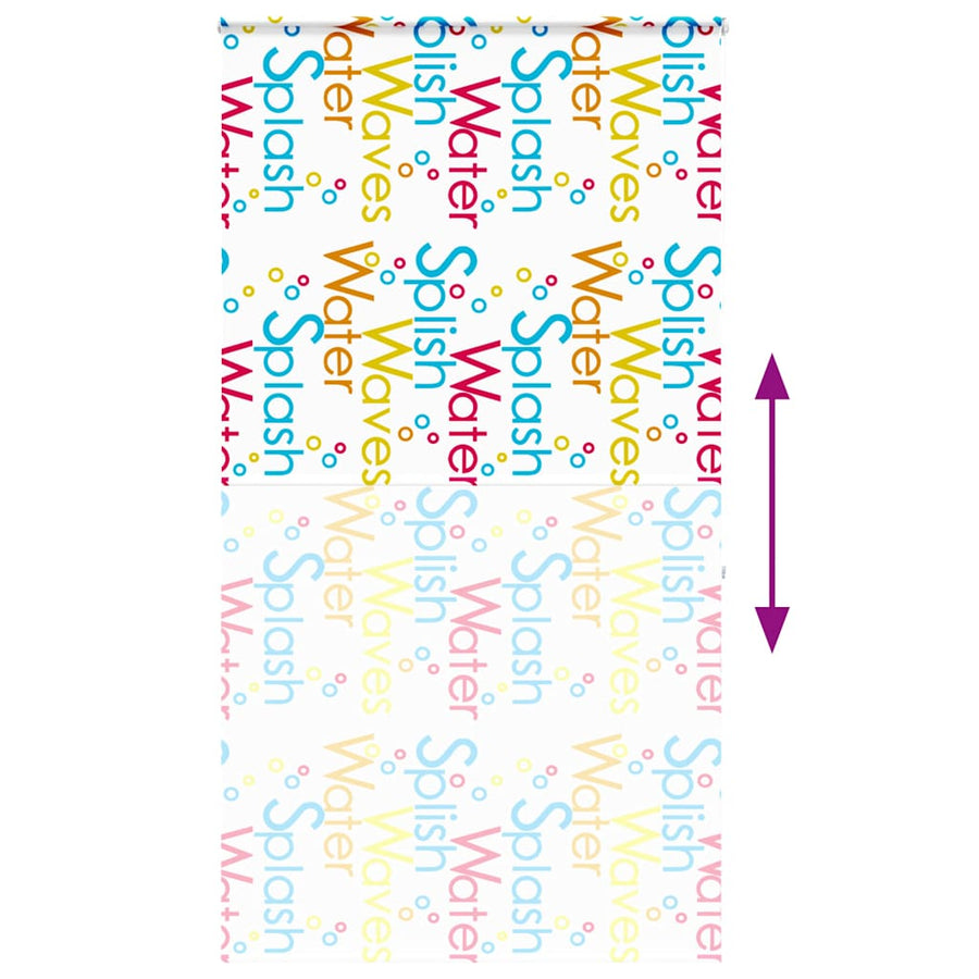 Doucherolgordijn met cassette 140x240 cm stofbreedte 136 cm
