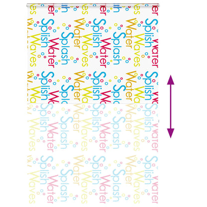 Doucherolgordijn met cassette 160x240 cm stofbreedte 156 cm