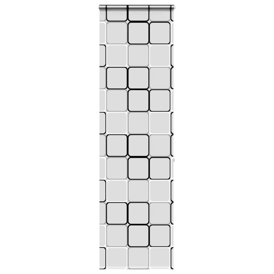 Doucherolgordijn met cassette 60x240 cm stofbreedte 56 cm