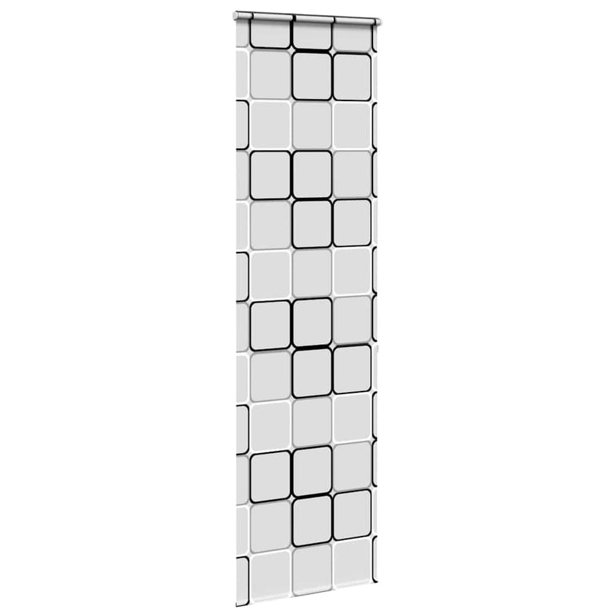 Doucherolgordijn met cassette 60x240 cm stofbreedte 56 cm