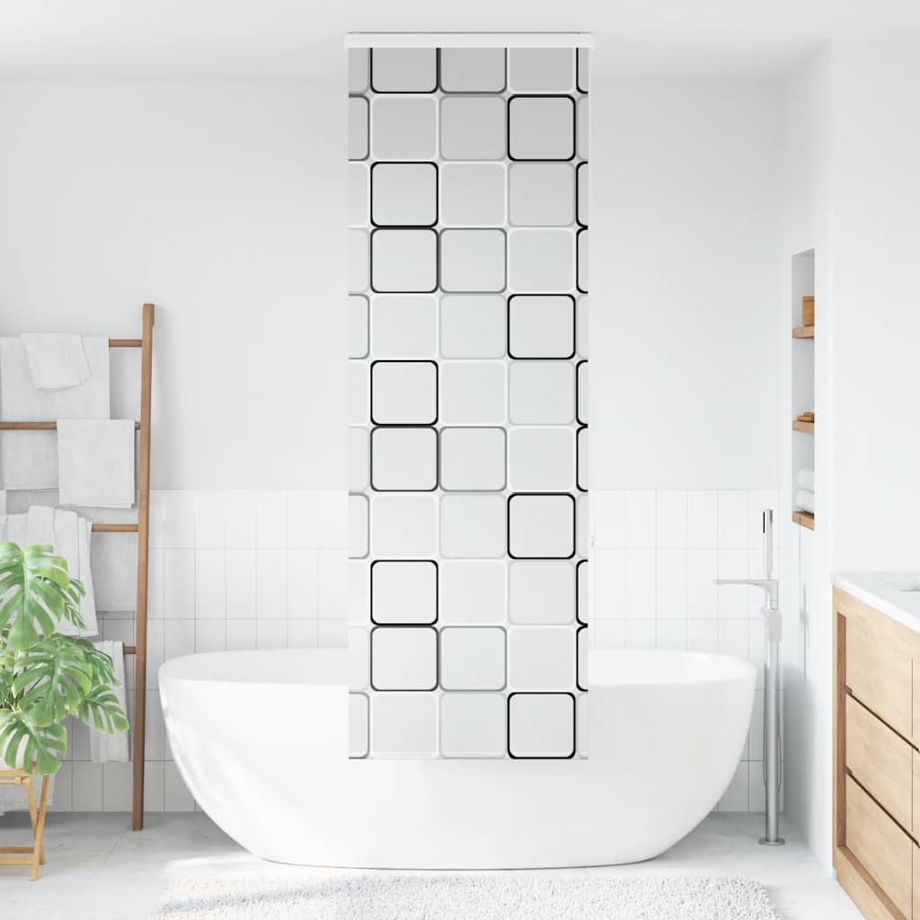 Doucherolgordijn met cassette 70x240 cm stofbreedte 66 cm