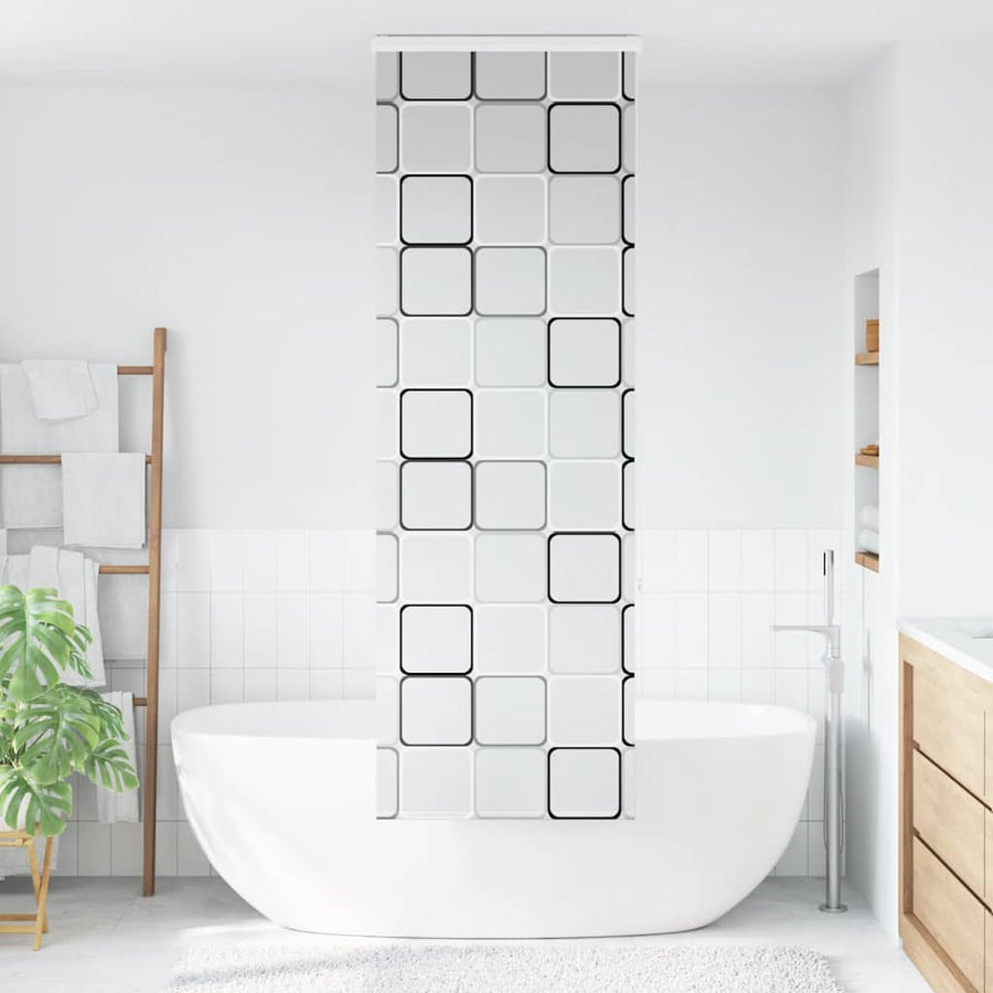 Doucherolgordijn met cassette 70x240 cm stofbreedte 66 cm
