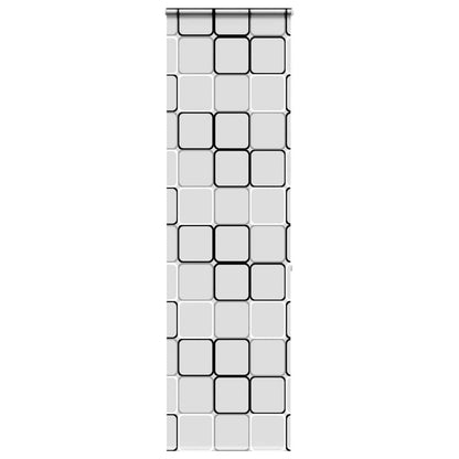 Doucherolgordijn met cassette 80x240 cm stofbreedte 76 cm
