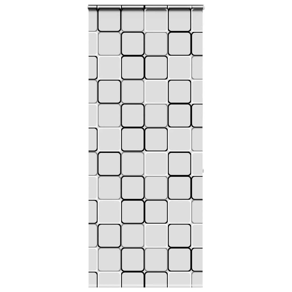 Doucherolgordijn met cassette 100x240 cm stofbreedte 96 cm