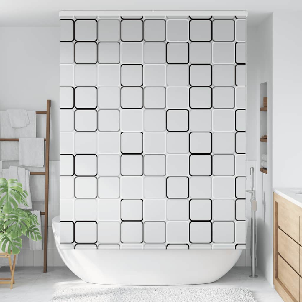 Doucherolgordijn met cassette 150x240 cm stofbreedte 146 cm